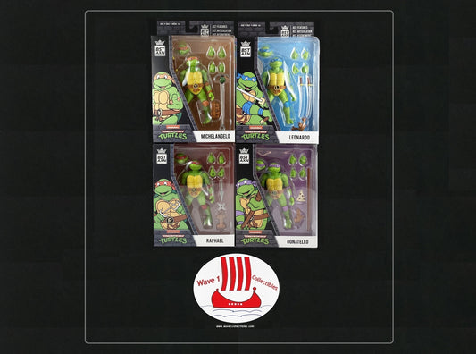 Teenage Mutant Ninja Turtles BST AXN Set of 4 | The Loyal Subjects 2024 MIB