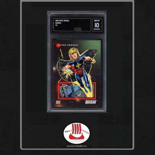 Marvel Universe Quasar | Impel 1992 GMA 10 Graded Mint Guardians of the Galaxy PSA