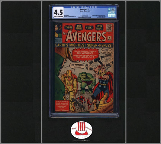 Avengers #1 CGC 4.5 | Marvel Comics 1963 1st Avengers