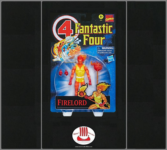 Fantastic Four Retro Marvel Legends Firelord | Hasbro 2022 MOC Silver Surfer