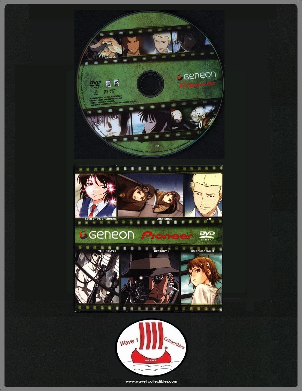 Geneon Promotional Anime Sampler DVD | Pioneer 2003 Full Length