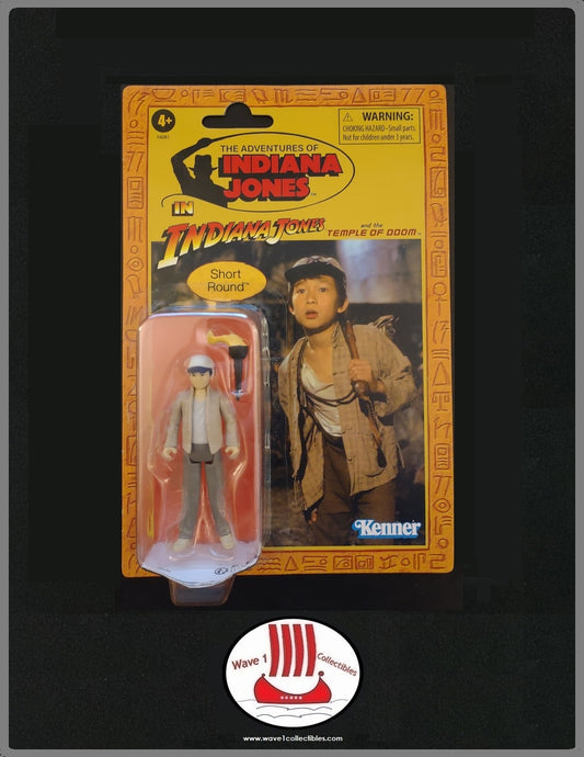 Indiana Jones Retro Short Round | Hasbro 2023 3.75 Target Ex MOC Secure Bubble