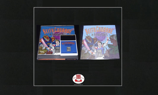 Keith Courage in Alpha Zones | NEC 1989 TurboGrafx-16 game case manual & comic