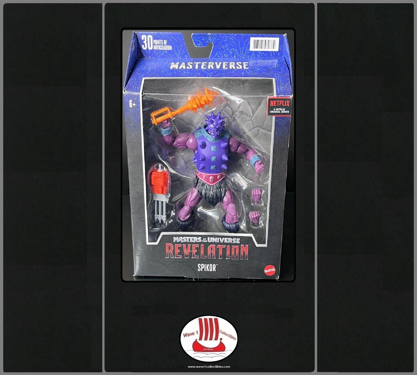 Masters of the Universe Revelation Spikor | Mattel Mastervserse 2021 MIB He-Man