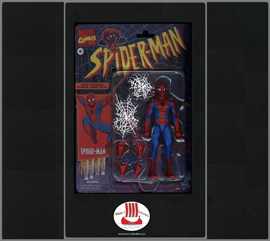 Marvel Legends Retro 6" Spider-Man Animated | Hasbro 2022 Cell Shaded Walmart Ex