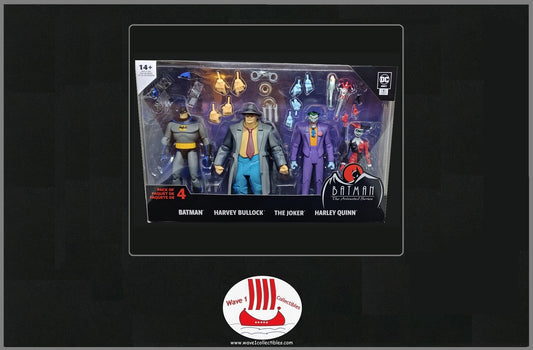 DC Direct Batman TAS 4-Pack | McFarlane Toys (2022) MIB Wal-Mart Exclusive