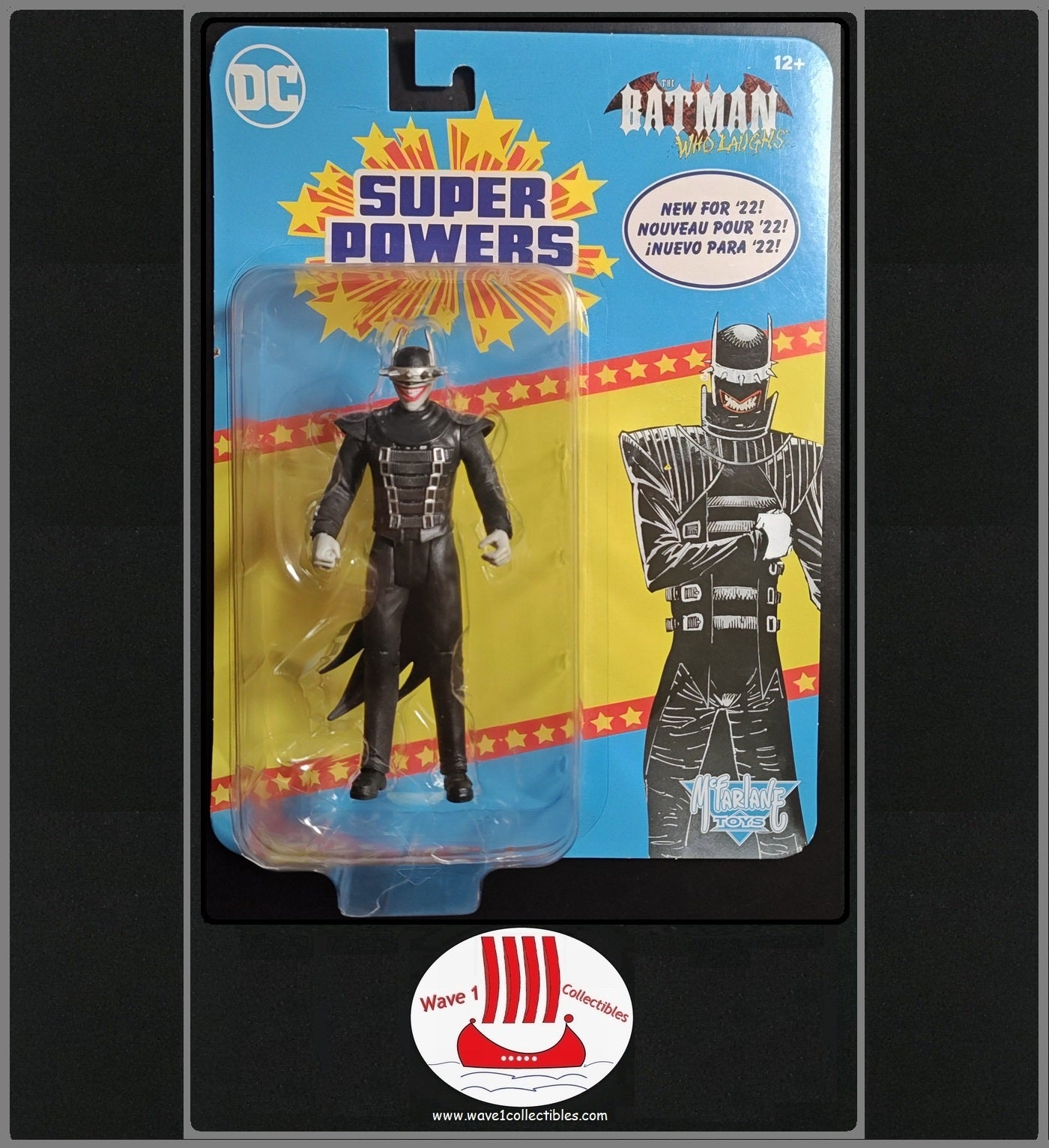 DC Super Powers Batman Who Laughs (#06) | McFarlane Toys 2022 MOC Damaged Bubble