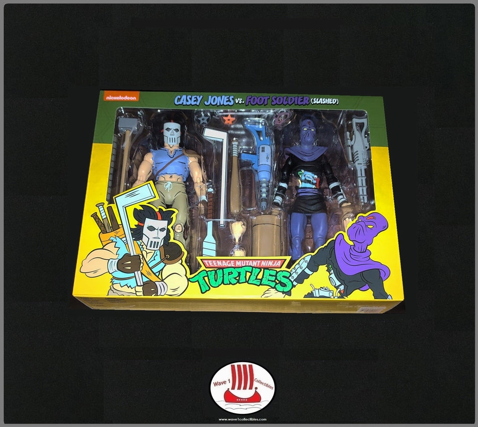 Teenage Mutant Ninja Turtles Target Casey Jones & Foot Soldier | NECA MIB TMNT 2020