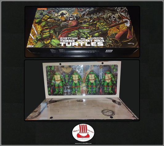 Teenage Mutant Ninja Turtles Mirage 4-Pack | NECA MIB TMNT Lawson Comics Style