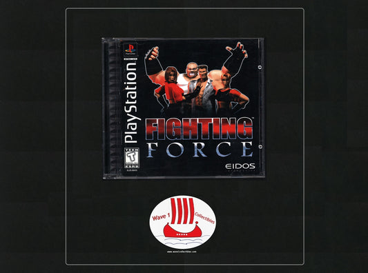 Fighting Force Authentic Case & Inserts (No Game) | 1997 Sony Playstation