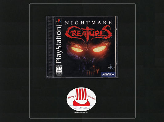 Nightmare Creatures Authentic Case & Inserts (No Game) | 1997 Sony Playstation