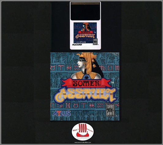 Somer Assault | Atlus 1992 TurboGrafx-16 Game & manual TG16