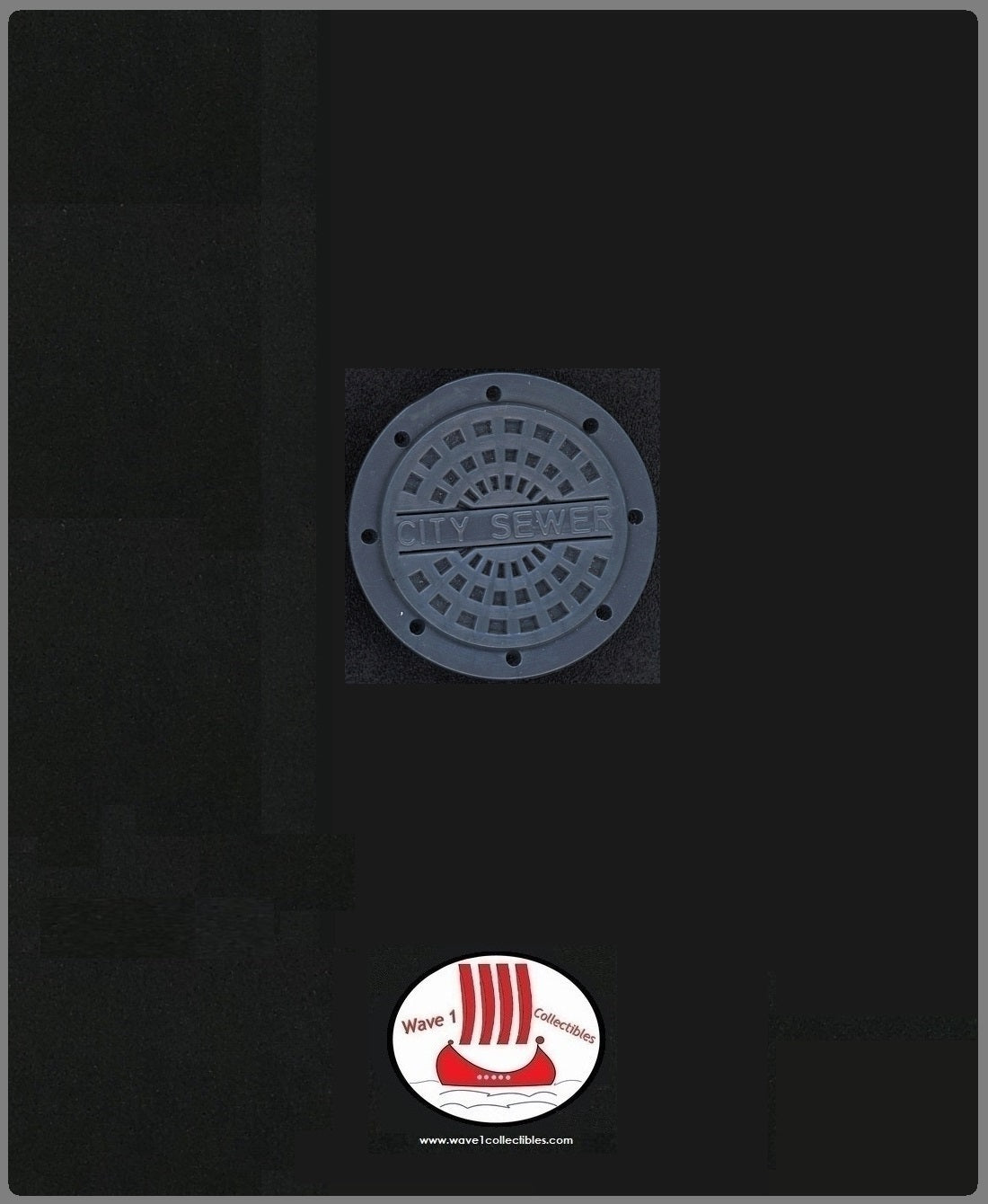 Teenage Mutant Ninja Turtles Rocksteady and Cheapskate Sewer Shield | Playmates 1988 Accessory Weapon