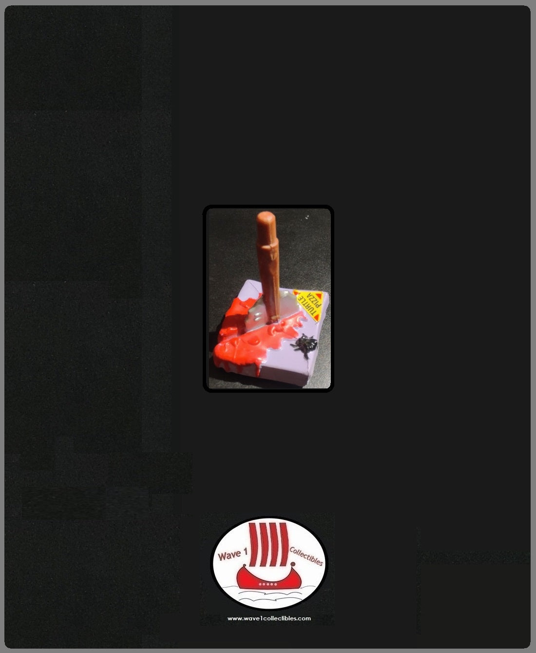 Teenage Mutant Ninja Turtles Pizzaface Pizza Peg Leg | Playmates 1990 Accessory Weapon