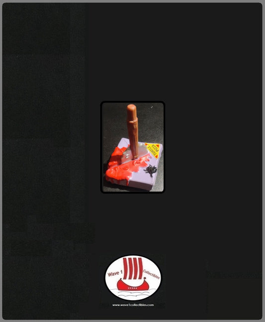 Teenage Mutant Ninja Turtles Pizzaface Pizza Peg Leg | Playmates 1990 Accessory Weapon