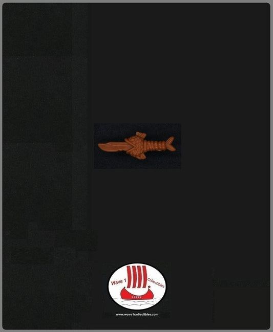 Teenage Mutant Ninja Turtles Donatello with Storage Shell Fish Knife | Playmates 1991 Accessory Weapon