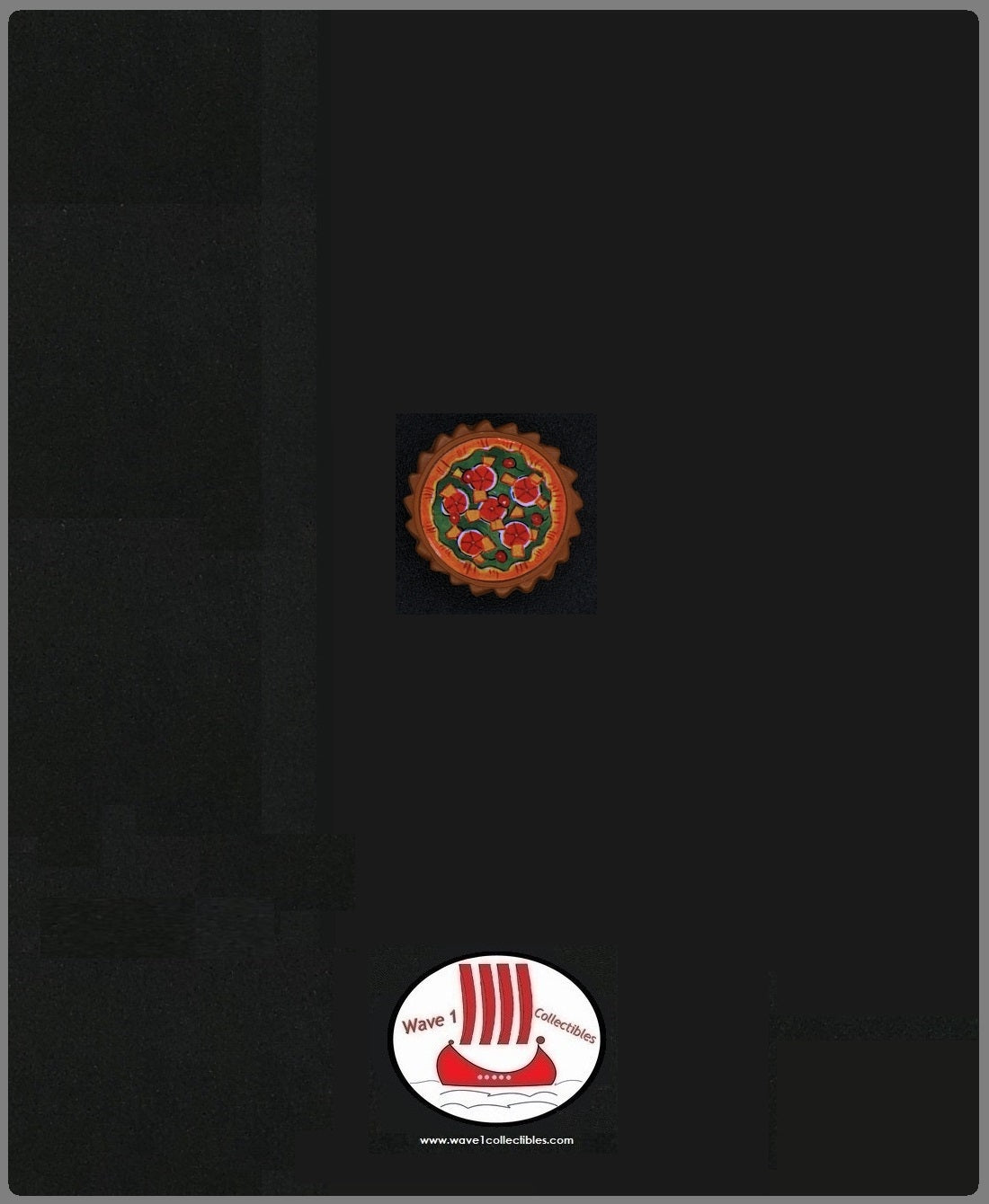 Teenage Mutant Ninja Turtles Leonardo with Storage Killer Pizza | Playmates 1991 Accessory Weapon