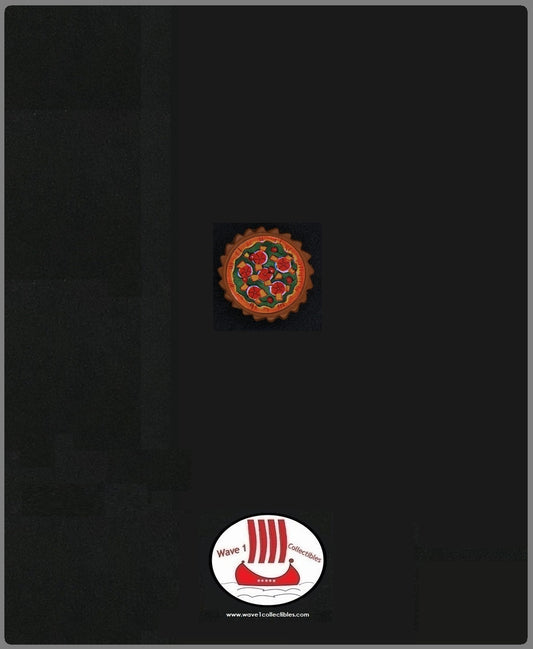 Teenage Mutant Ninja Turtles Leonardo with Storage Killer Pizza | Playmates 1991 Accessory Weapon