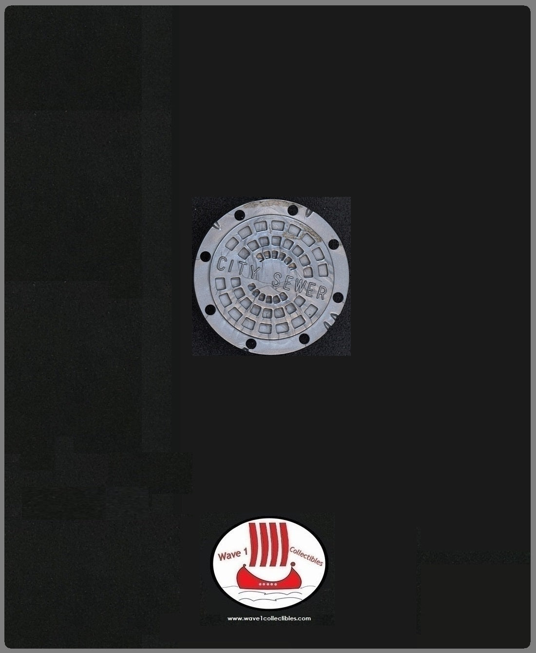 Teenage Mutant Ninja Turtles Movie Star Leonardo Movietime Manhole Cover Shield | Playmates 1991 Accessory Weapon