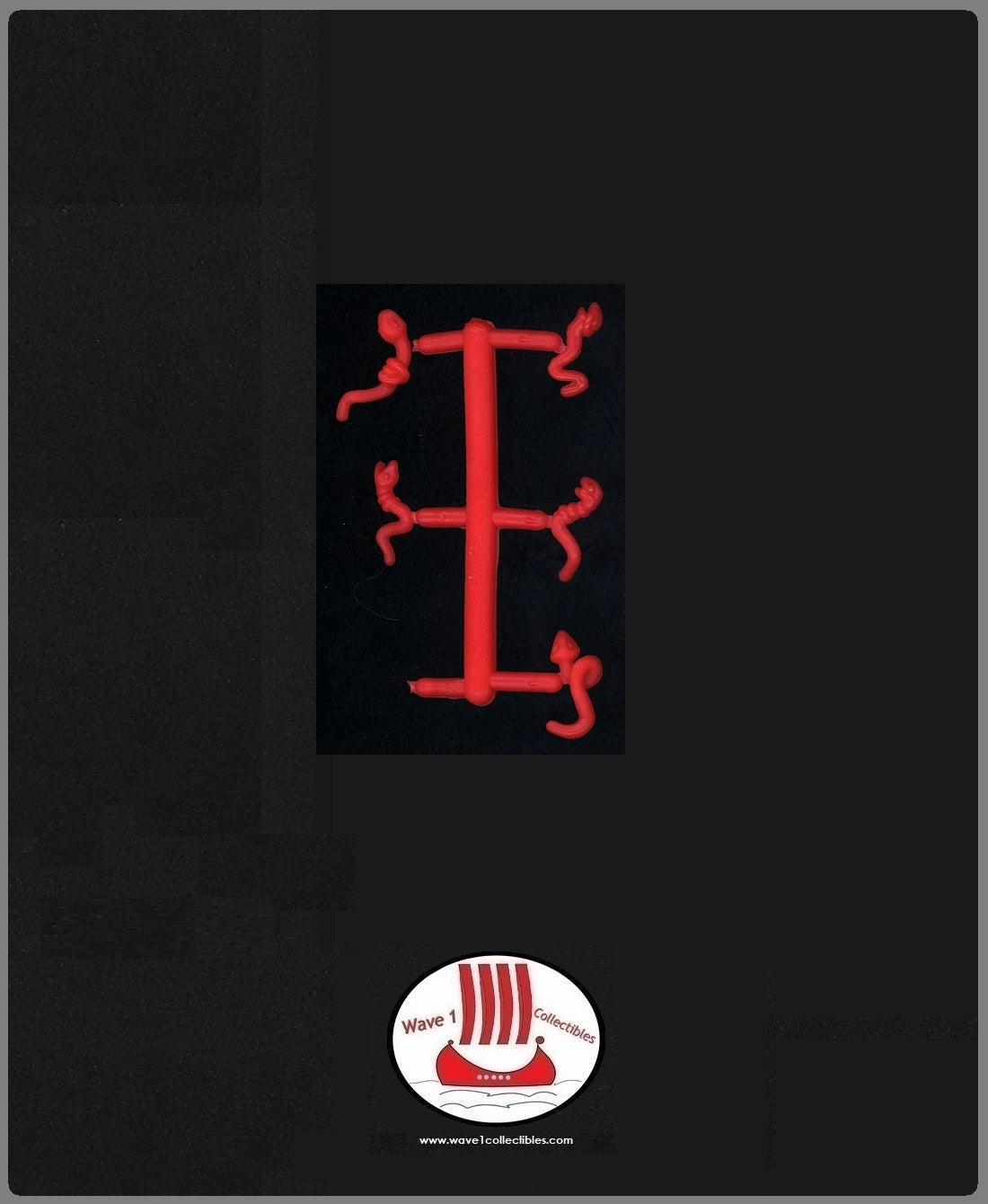 Teenage Mutant Ninja Turtles Wyrm Munchy Mouth Worms | Playmates 1991 Accessory Weapon