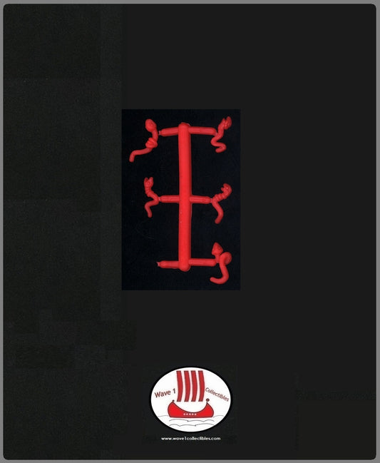 Teenage Mutant Ninja Turtles Wyrm Munchy Mouth Worms | Playmates 1991 Accessory Weapon