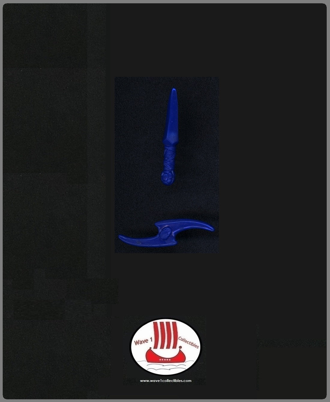Teenage Mutant Ninja Turtles Next Mutation Blacktop Boardin' Venus Thrashin' Throwin' Blade & Dagger | Playmates 1998 Accessory Weapon