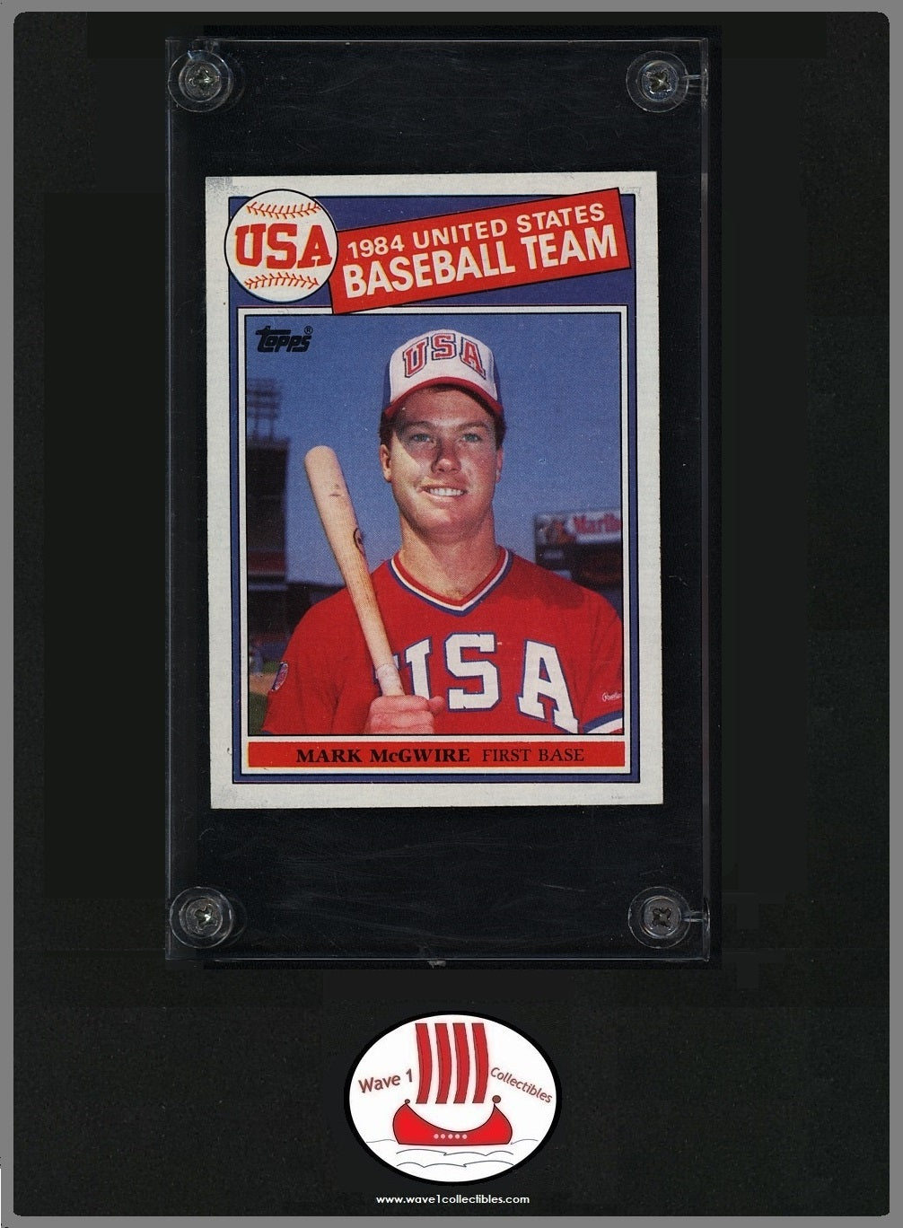 1985 Topps Mark McGwire #401 PSA 7 NM Rookie Card RC Oakland As 314