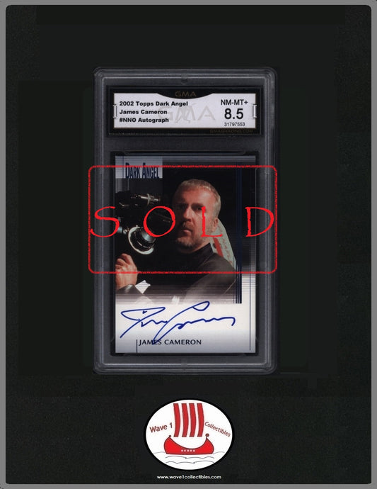 Dark Angel James Cameron Autograph | Topps 2002 GMA Graded Nm-Mt+ Alba Aliens