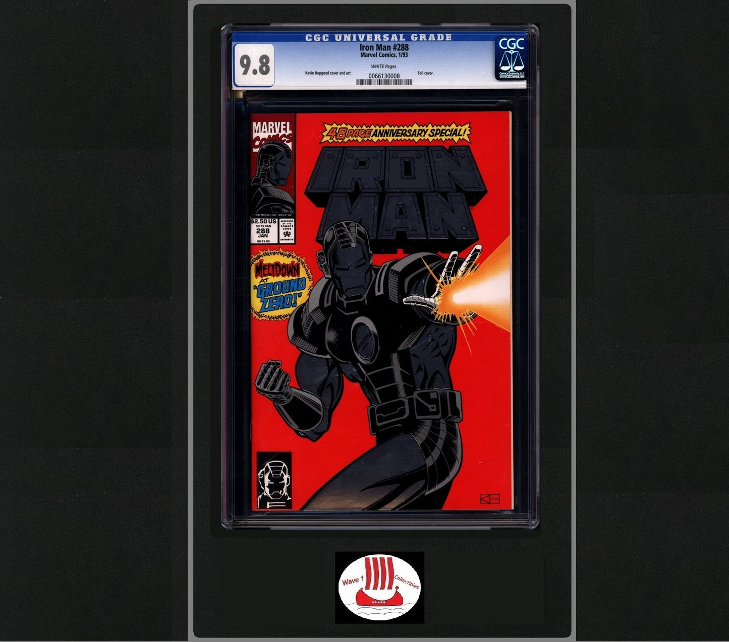 Iron Man vol 1 #288 CGC 9.8 | Marvel Comics War Machine Foil Cover