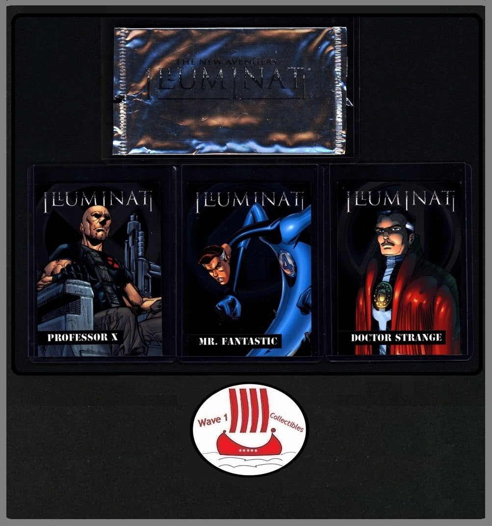 New Avengers Illuminati Promo Set | Marvel 2007 Dr. Strange Target DVD Exclusive