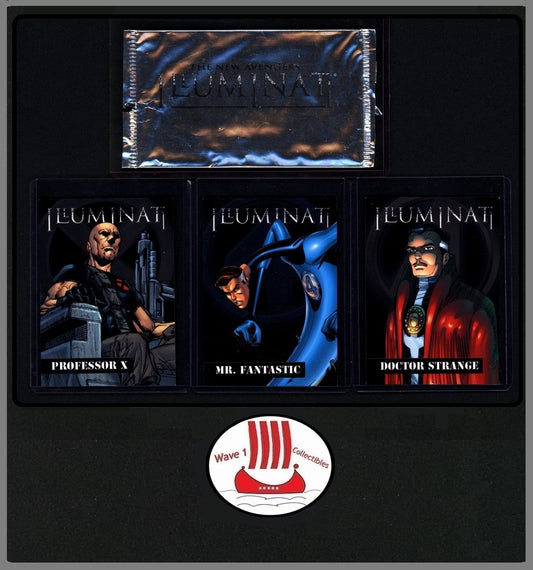 New Avengers Illuminati Promo Set | Marvel 2007 Dr. Strange Target DVD Exclusive