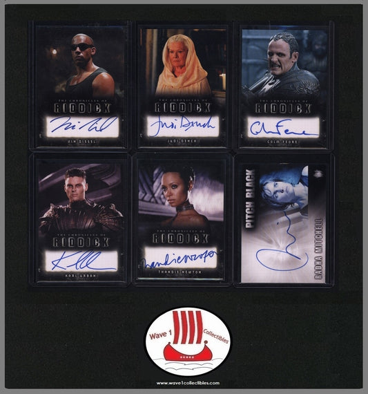 Chronicles of Riddick Auto Card Lot | Rittenhouse 2004 Diesel Urban Autograph