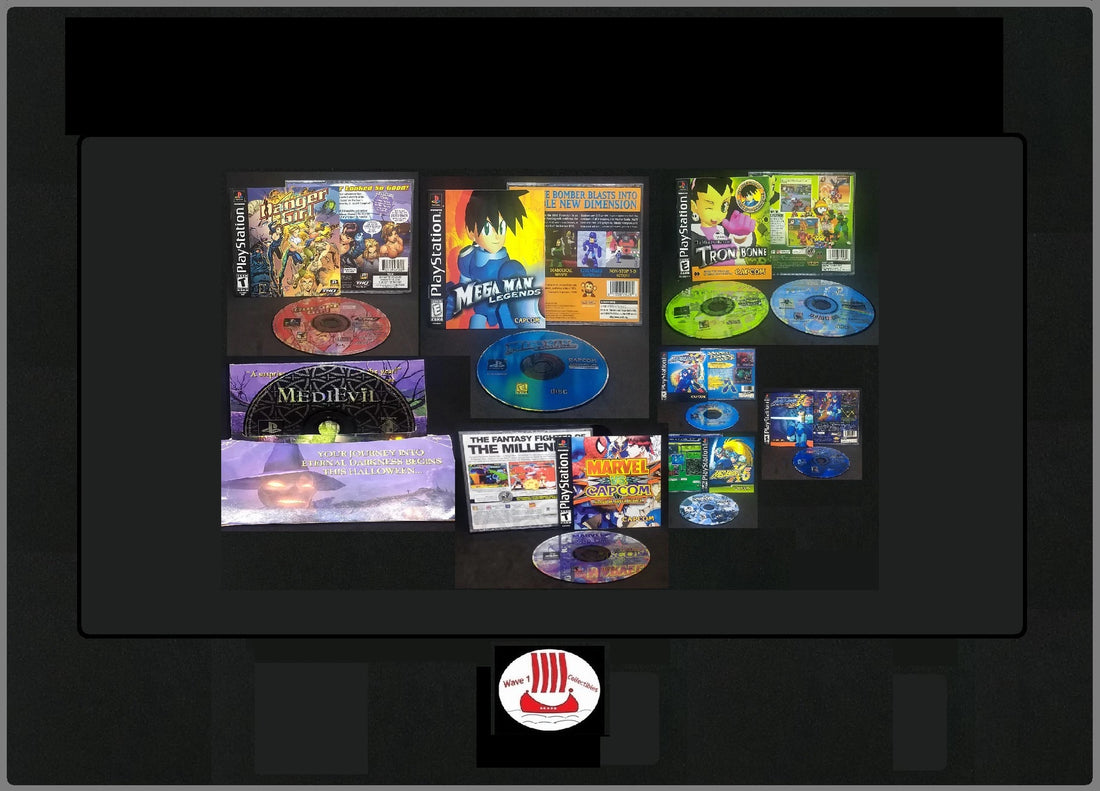 Wave1Collectibles.com PSOne Sale Playstation Retro Gamer Mega Man