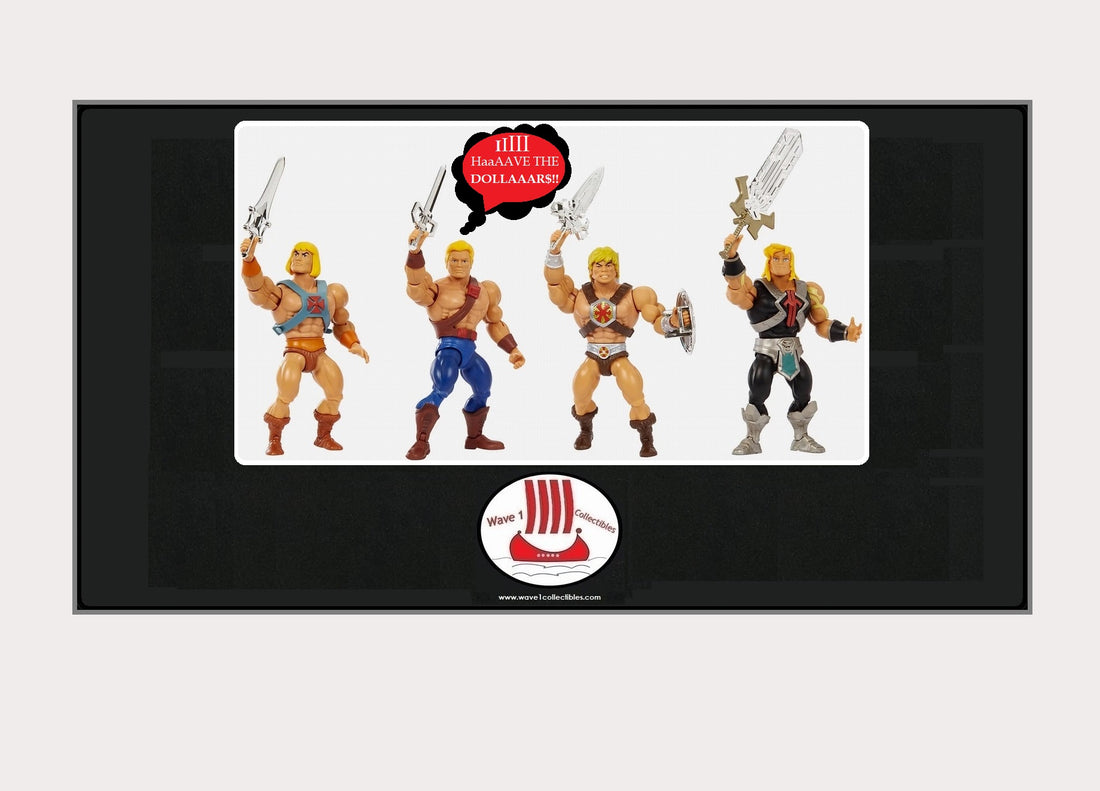 Mattel Creations Offers Masters of the Universe Origins He-Man 40th Anniversary 4-Pack For HOW MUCH!?