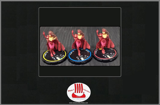 Marvel Heroclix Infinity Challenge #103-105 Scarlet Witch | Wizkids [2002] R, E, V Set