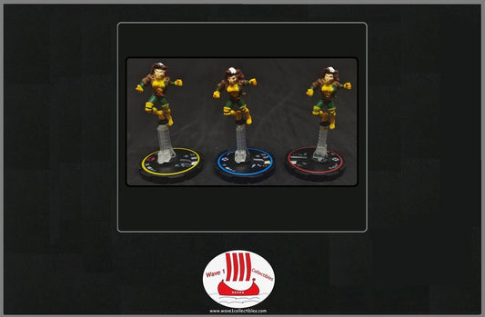 Marvel Heroclix Infinity Challenge #121-123 Rogue | Wizkids [2002] R, E, V Set