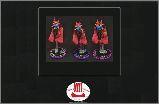 Marvel Heroclix Infinity Challenge #124-126 Dr. Strange | Wizkids [2002] R, E, V Set