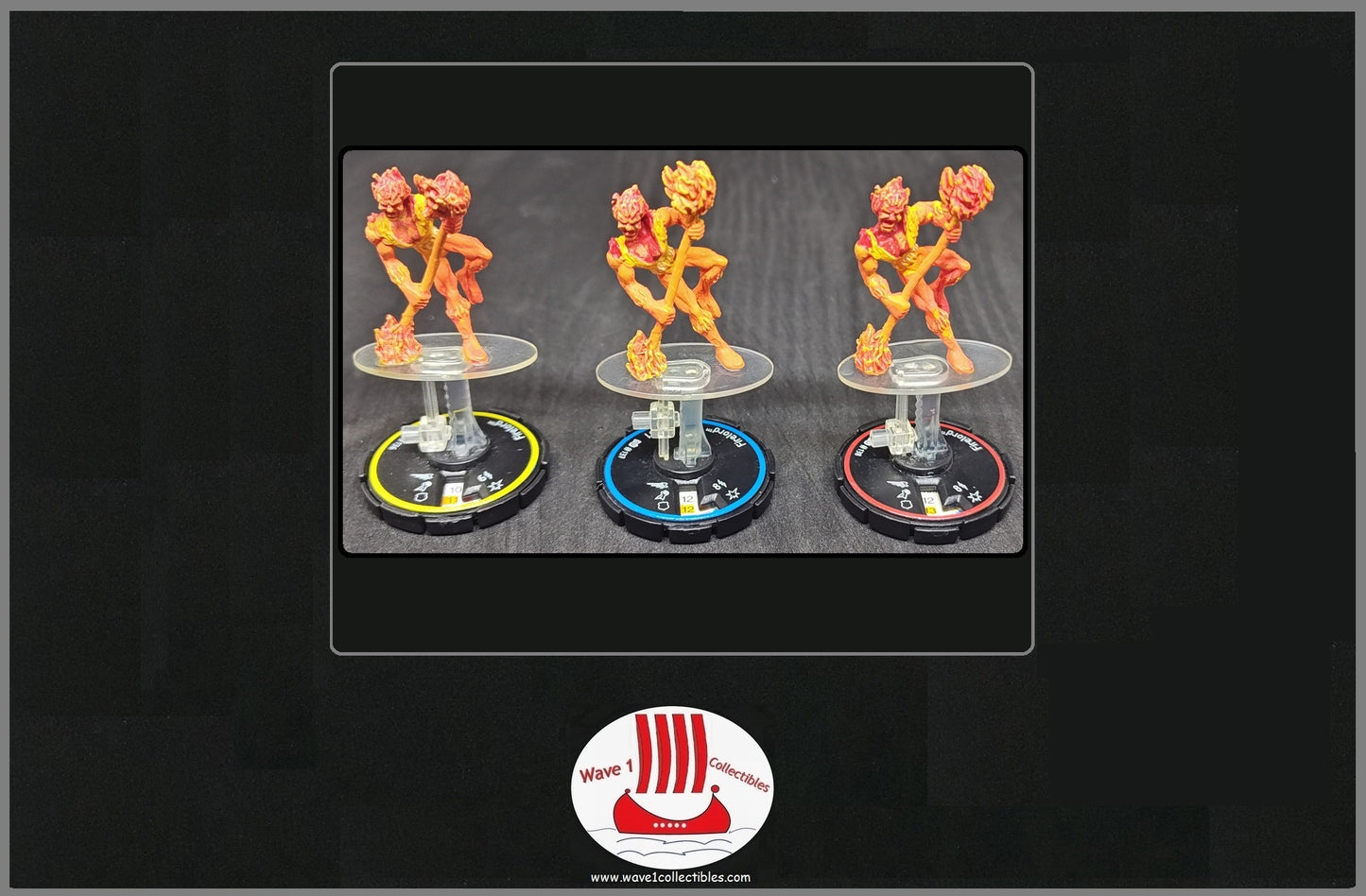 Marvel Heroclix Infinity Challenge #136-138 Firelord | Wizkids [2002] R, E, V Set