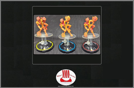 Marvel Heroclix Infinity Challenge #136-138 Firelord | Wizkids [2002] R, E, V Set