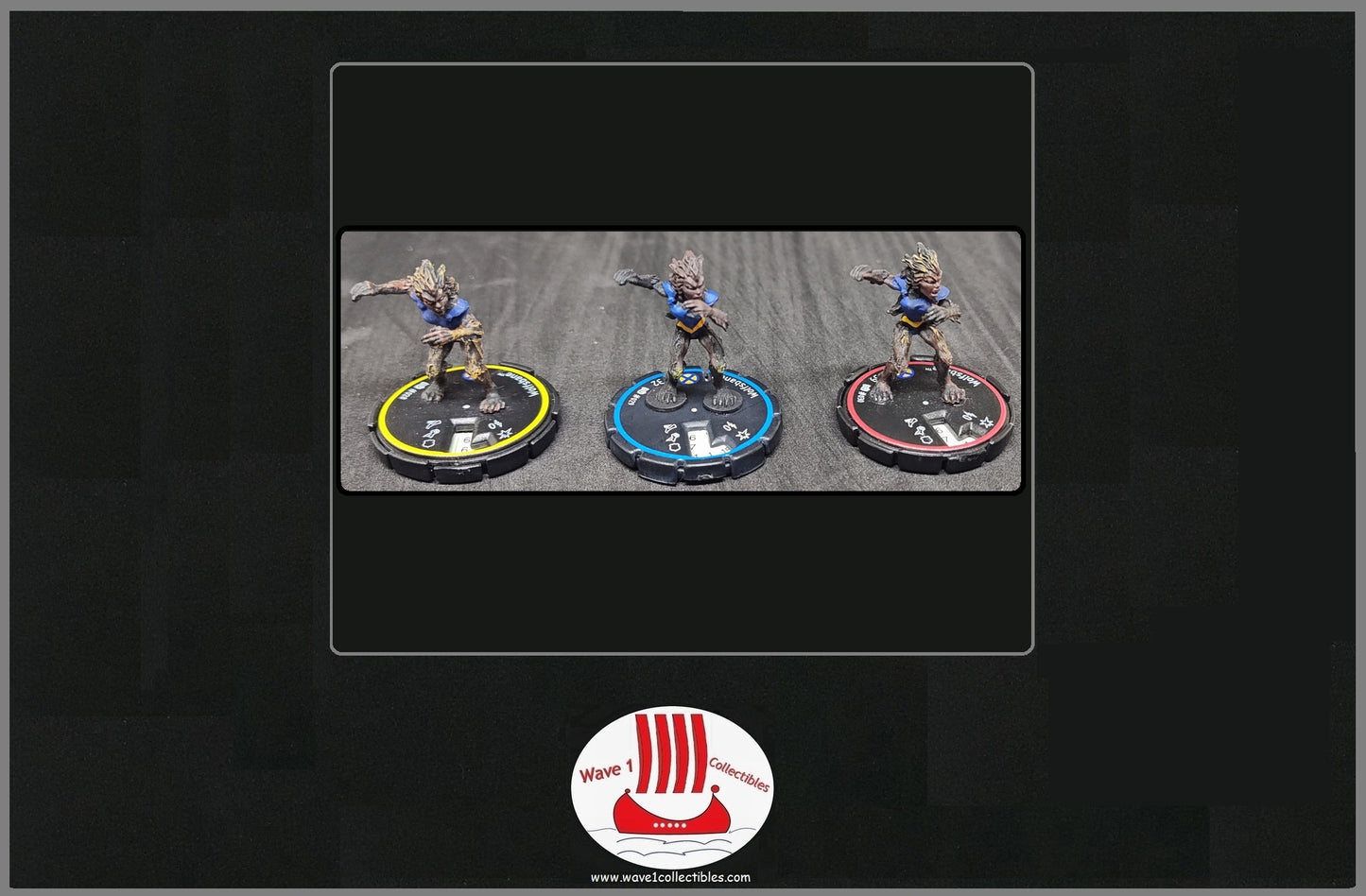 Marvel Heroclix Infinity Challenge #028-030 Wolfsbane | Wizkids [2002] R,E,V Set