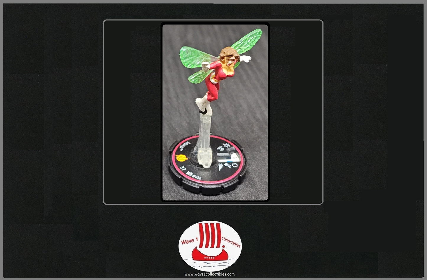Marvel Heroclix Infinity Challenge #036 Wasp | Wizkids [2002] Veteran