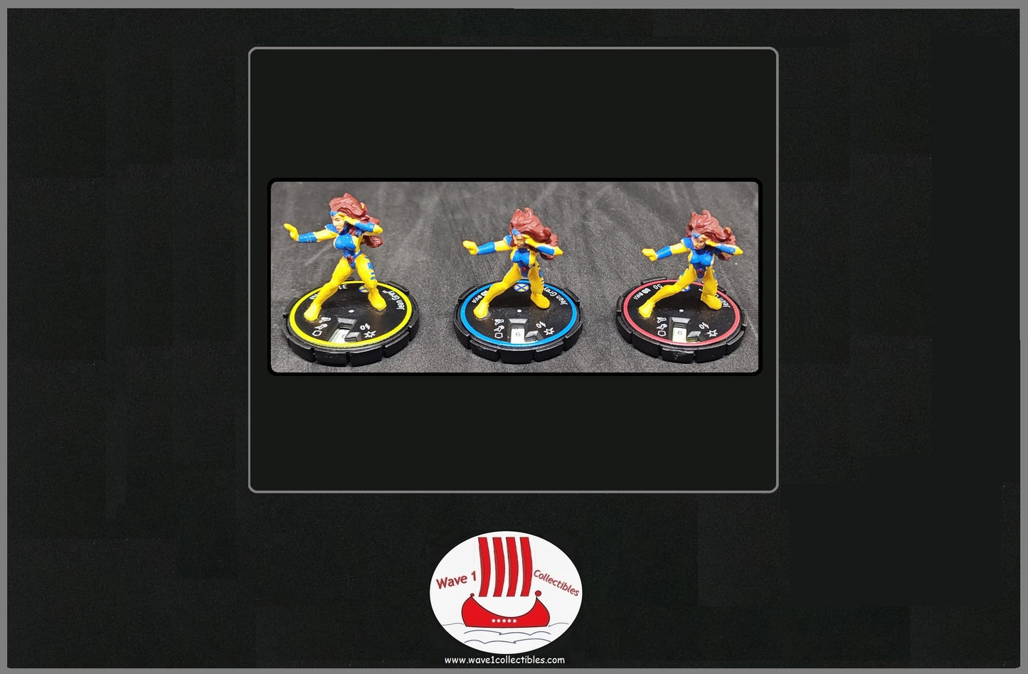 Marvel Heroclix Infinity Challenge #049-051 Jean Grey | Wizkids [2002] R, E, V Set
