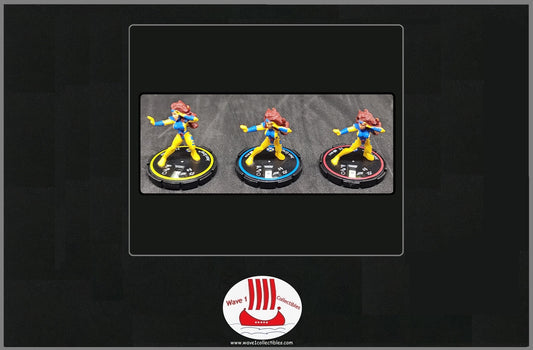 Marvel Heroclix Infinity Challenge #049-051 Jean Grey | Wizkids [2002] R, E, V Set