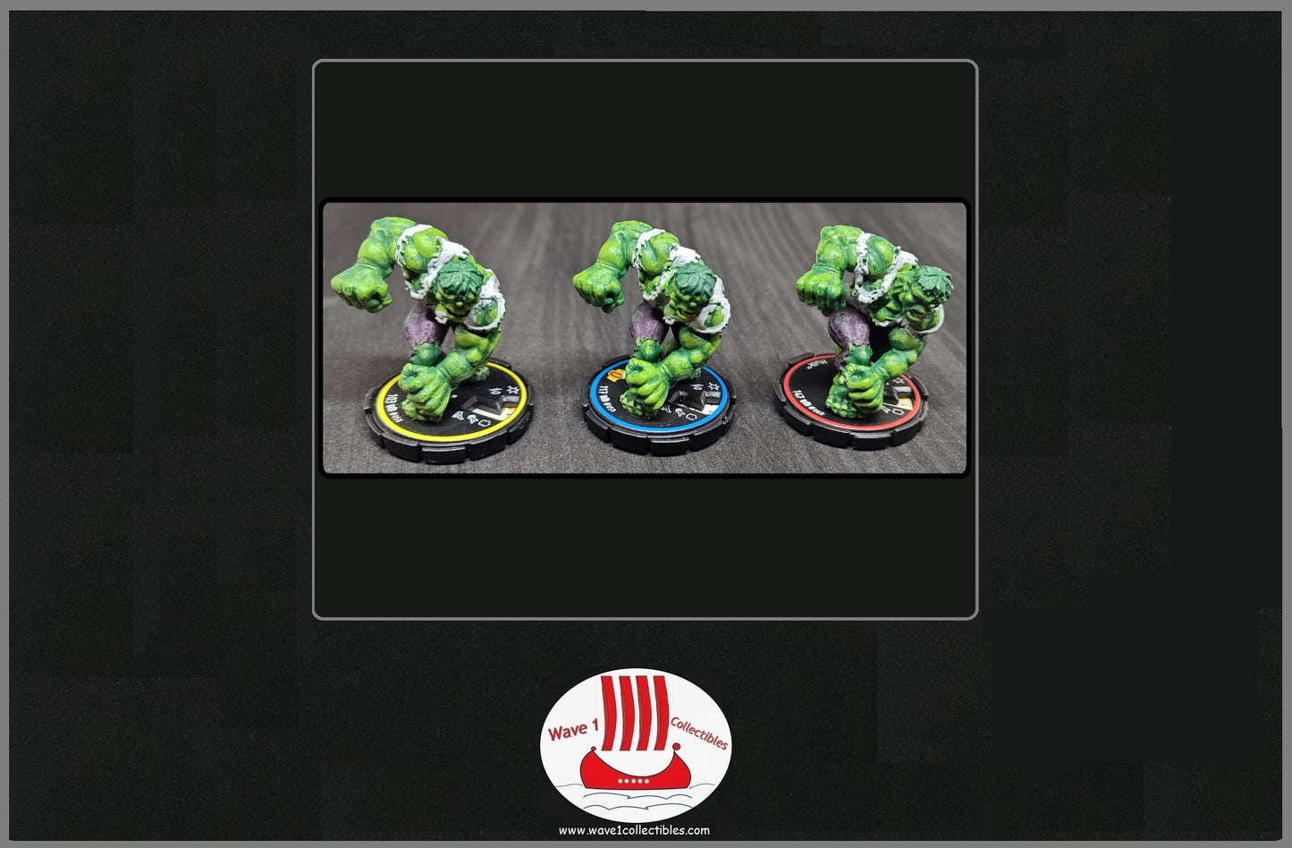 Marvel Heroclix Infinity Challenge #058-060 Hulk | Wizkids [2002] R, E, V Set