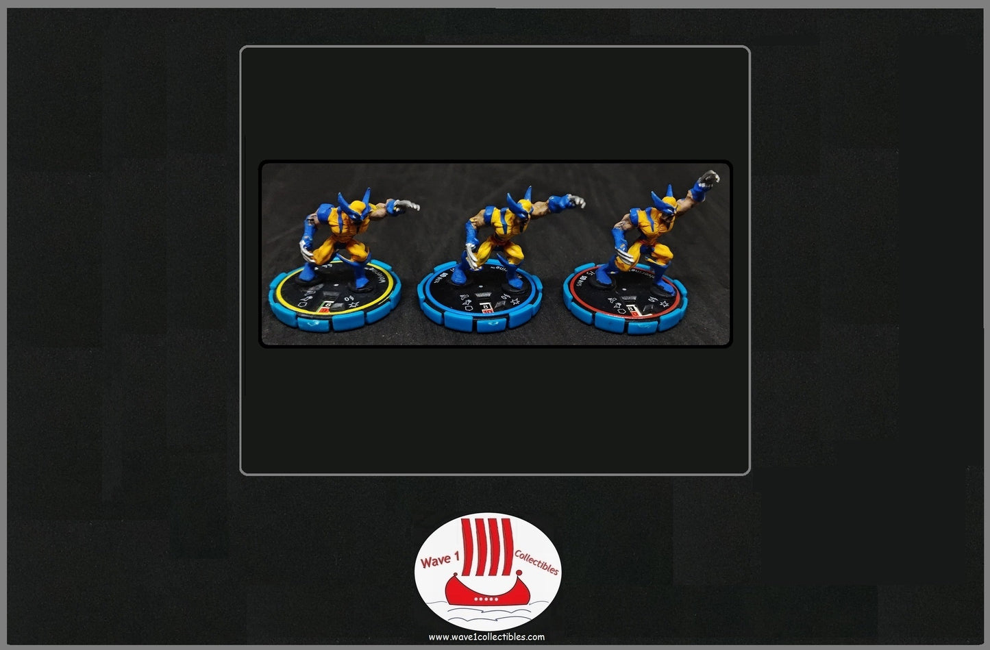Marvel Heroclix Infinity Challenge #073-075 Wolverine | Wizkids [2002] R, E, V Set