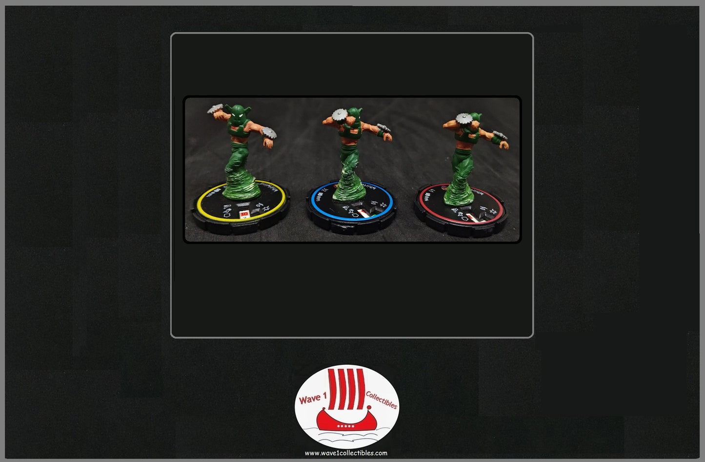Marvel Heroclix Infinity Challenge #094-096 Whirlwind | Wizkids [2002] R, E, V Set