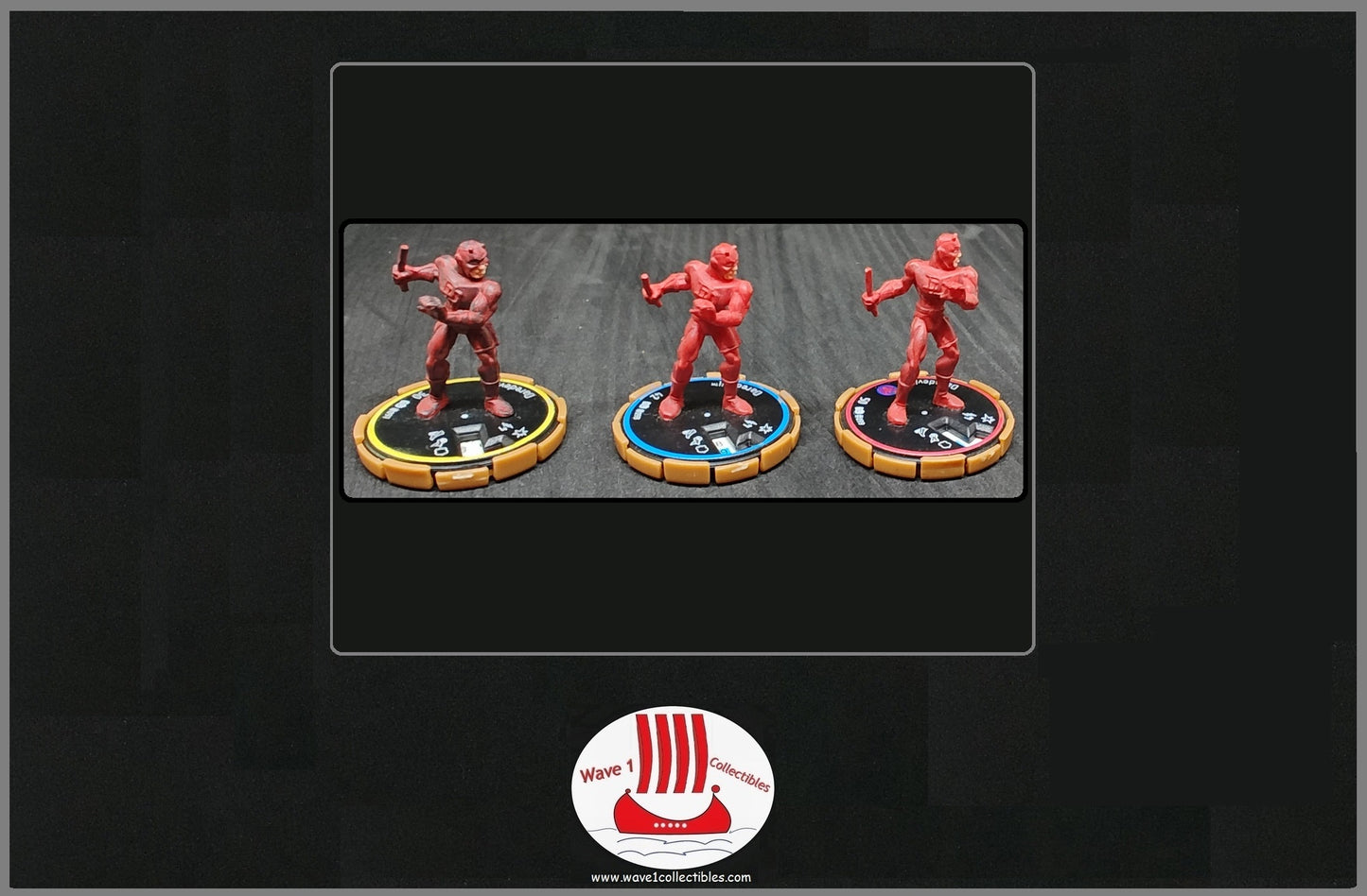 Marvel Heroclix Infinity Challenge #097-099 Daredevil | Wizkids [2002] R, E, V Set