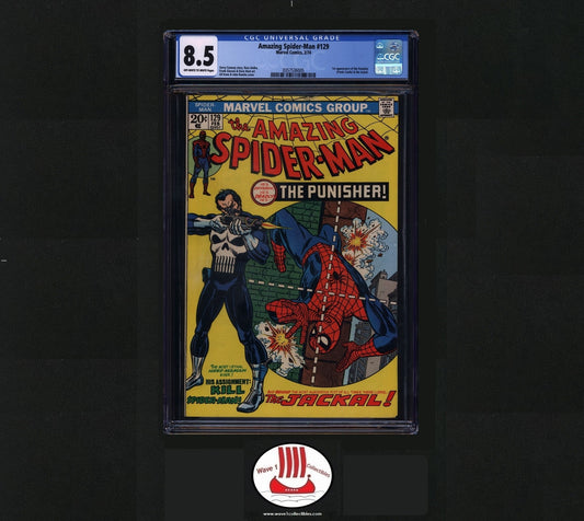 Amazing Spider-Man #129 CGC 8.5 | Marvel 02/1974 1st appearance of The Punisher