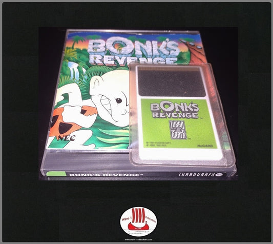 Bonk's Revenge | NEC 1991 TurboGrafx-16 Game, case & manual TG16