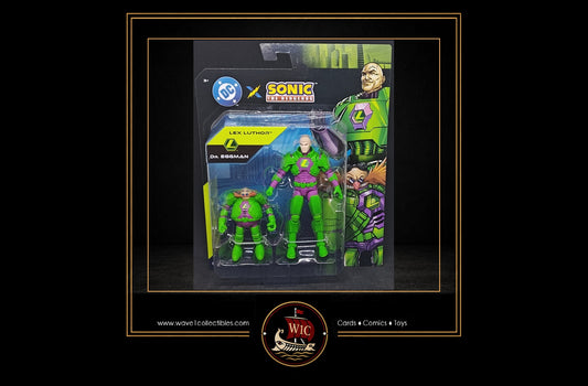 DC x Sonic the Hedgehog Lex Luthor Dr. Eggman | JAKKS Pacific 2026 MOC 2-Pack